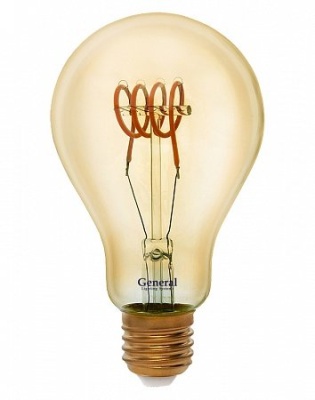 лампа glden-a75ss-6-230-e27-1800 золотая