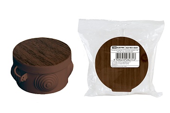 коробка распаячная оп 65х40мм, крышка, бук ip54, 4вх. инд. штрихкод tdm sq1401-0601