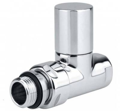 вентиль регулировочный прямой 1/2 хромированный с седельным затвором