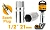 головка свечная 1/2" 21 мм ingco hsps12211 industrial
