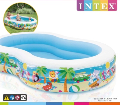 бассейн надувной «лагуна», 262 х 160 х 46 см, от 3 лет