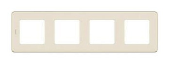рамка - 4 поста legrand inspiria слоновая кость