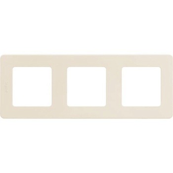 рамка - 3 поста legrand inspiria слоновая кость
