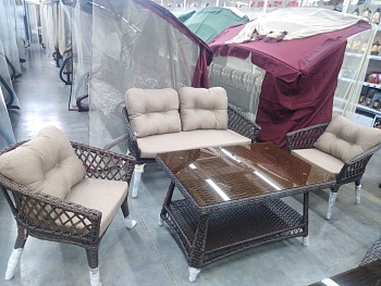 комплект мебели paris (стол, lдиван,стул -2шт)