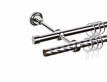 карниз метал. упак. grace d16к16гхром 2,0м