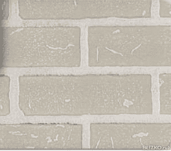 панель мдф 2440*1220*6мм кирпич белый