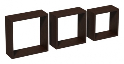 fss 100 комплект полок венге (квадрат) 270/240/210 мм распродажа