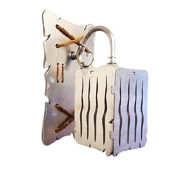 бра деревянное "гроза"