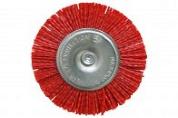 корщетка д/дрели нейлоновая "колесо". 75мм