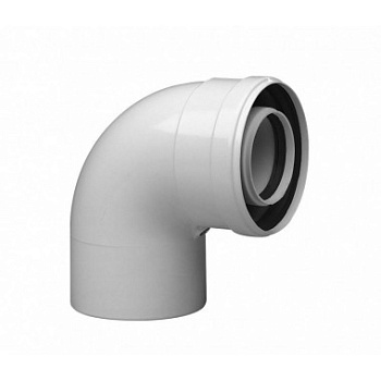 колено коаксиальное 60/100 90 град. 700966