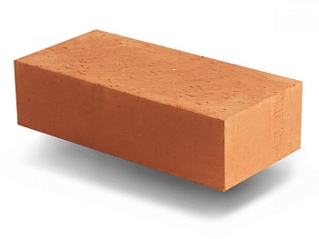 кирпич красный м-150 (250*120*88) (1/352) ,полнотелый, строит.