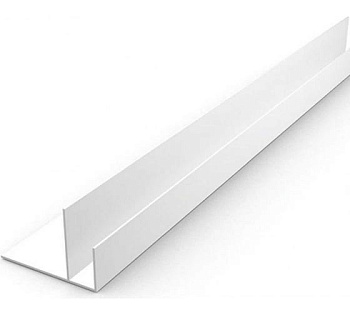 f-профиль (60мм) для панели пвх 3 м. (8-10 мм.)
