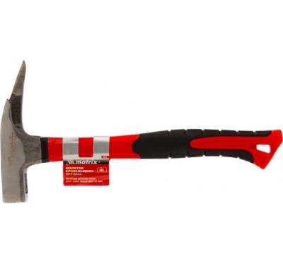 молоток кровельщика matrix 600г, фиберглассовая рукоятка