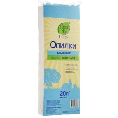 зверьё моё опилки классик 20 л (800 гр)