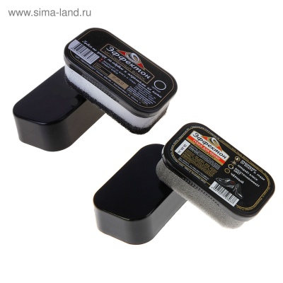 губка мгновенный блеск "эффектон", черная