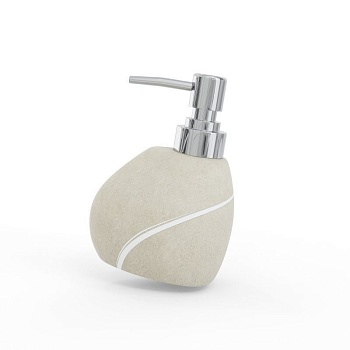 дозатор для жидкого мыла настольный, line, полирезин