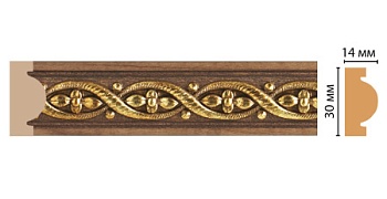 молдинг 157 цвет 3 decomaster (30*14*2400мм) распродажа..