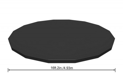 тент для каркасного бассейна 488см (d493см), уп.4 58249 bw, bestway,