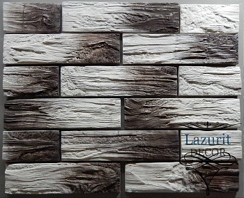 камень канадский кирпич №1 белый кк-01b в уп. 0,5 м2