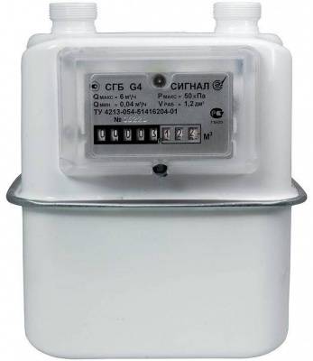 счетчик газа сгд g4 левый