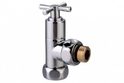 вентиль угловой 3/4*1/2 г/ш крест