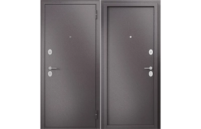 дверь мет. family eco mm 860х2050 правая шоколад букле/шоколад букле, steel