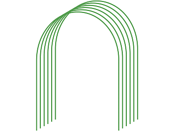 дуги металл в пвх 10мм - 2,0м х 6 шт