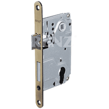 замок renz 1 ригель и защ., с подш., хром бл. lbb 8550-2/1 cp распродажа