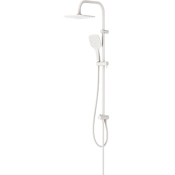 dx978200200 origin evo, душ. система: верхний душ 230мм, ручн.душ 120мм, 3 режима, штанга 1010мм, белая (