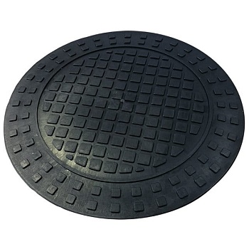 крышка колодца d500 (500/420) мм (цвет: черный)