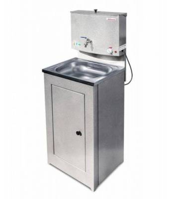 умывальник "акватекс" (17 л. бак антикороз, с эвн + мойка нерж.) серебро