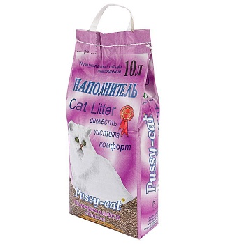 pussy-cat наполнитель комкующийся 10 л