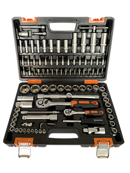 набор инструментов авто, 1/2" , 1/4" , crv, в кейсе 94 предм вихрь
