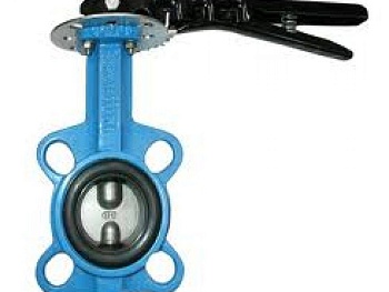 затвор 65 поворотный дисковый ci (цвет синий)