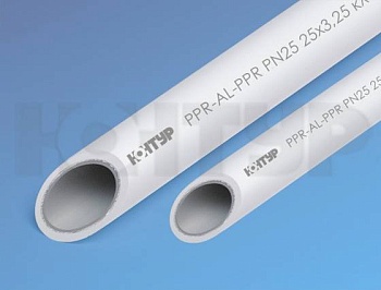труба pn25 50 pp-r вн. армир. алюм. контур (24) (кратно 2м)