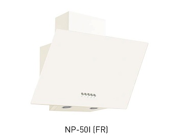 вытяжка кухонная "оasis" np-50i(fr) бежевый 1led/500м3/кнопки с воздухоотводом