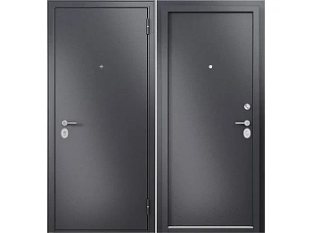 дверь мет. family eco mm ( графит букле, графит букле, steel, 2050, 960 левая )