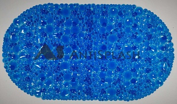 spa-коврик "линза" 67*38см, синий