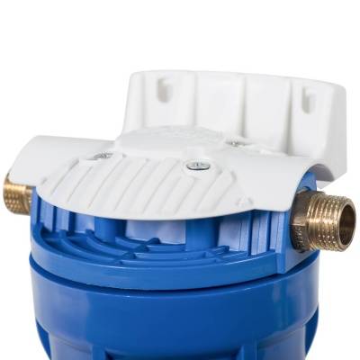 корпус гейзер 10" * 1/2" прозрачный, для холодной воды