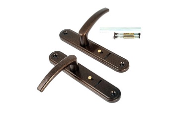 ручка дверная 4131 вега (антик) /124:1:84(2474)/