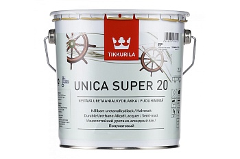 лак tikkurila уника супер 20 ep п/матовый 2,7 л