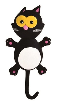 homepet 24х11х6 см игрушка для собак кот с пищалкой латекс