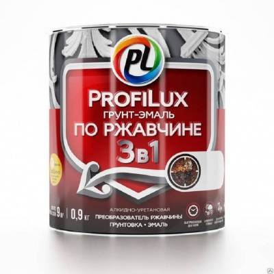 грунт эмаль по ржавчине 3 в 1 profilux синяя 0,9кг (14)
