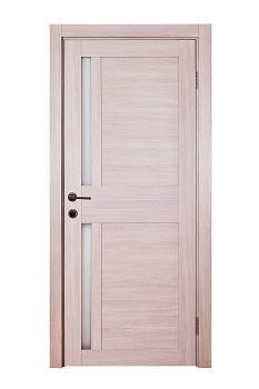 дверное полотно "неаполь" до-60 беленый дуб эко шпон ( овал ) хит