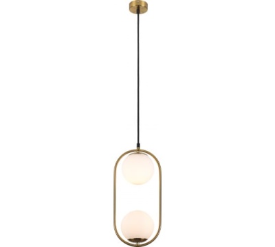 светильник подвесной (подвес) rivoli lola 3115-312 2 х e14 40 вт модерн потолочный
