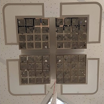 люстра faz 39102-4, led 120w (46*11) распродажа..