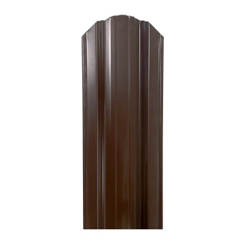 евроштакетник п-обр 1,8 м кор двухстор. 109 (0,35мм)