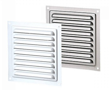 200х200врс, белый решетка металлическая