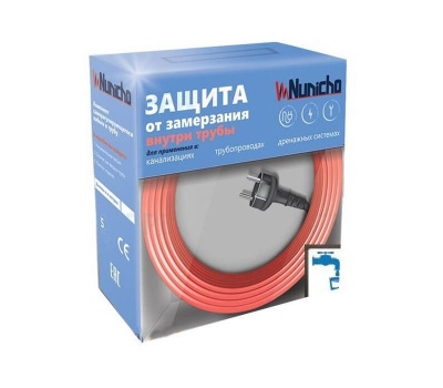 саморегулирующийся кабель nunicho micro10-2cr/in pipe s 10-8 в трубу 8м