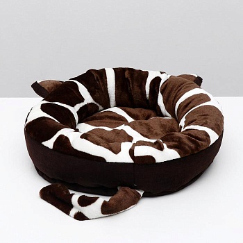 домик для животных «будка welcome», 33?33?45 см, войлок, серый